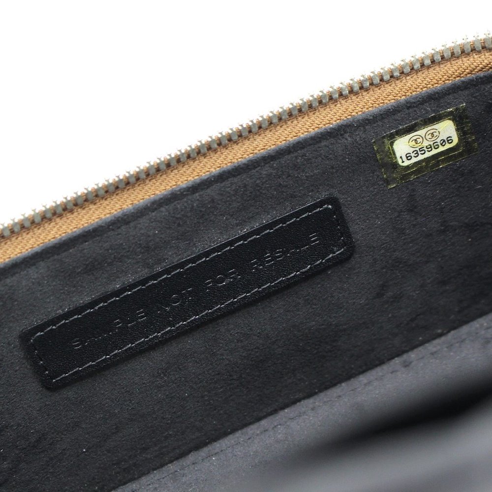CHANEL Copper Python Snakeskin Jewelry Travel Tote Removable Pouch RARE NEW - Picture 10 of 12
